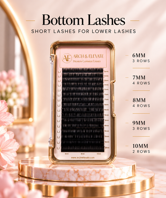 Mixed Lash trays Bottom Lashes 6-10mm