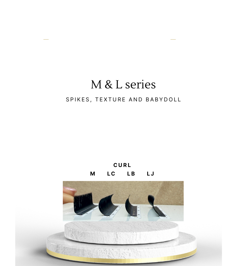 Mixed Lash trays M & L Series
